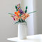 Eweeh Weiße Keramikvase, Blumenvase, 20,3 cm hoch, für Heimdekoration, geeignet für Kamin, Schlafzimmer, Küche, Wohnzimmer, Tafelaufsätze, Bürotisch (Weiß 2), E20231018