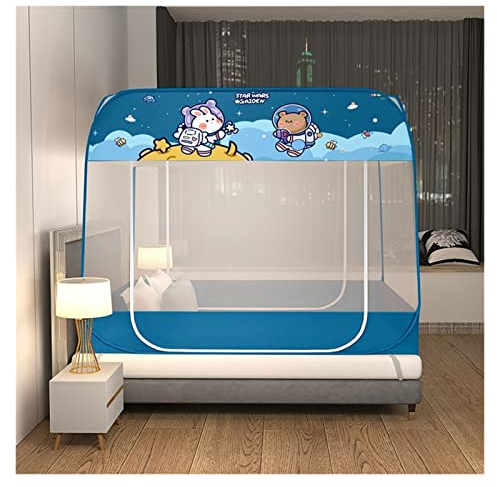 OnSaya Mosquitera for Cama, mosquitera emergente, Tienda de campaña, mosquitera portátil Plegable, instalación rápida y fácil (Color : A, Size : 1.5m)