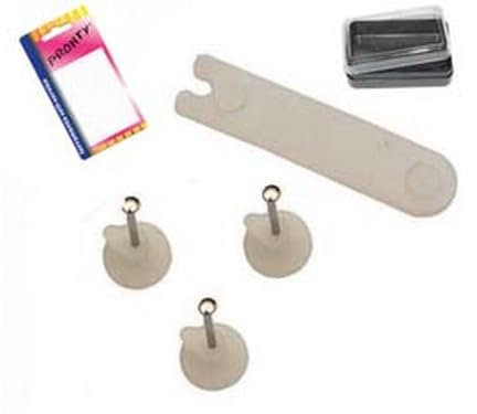 12BLISTER GANCI PER QUADRI TIPO BLITZ TRASPARENTI - in bl.20 pz.