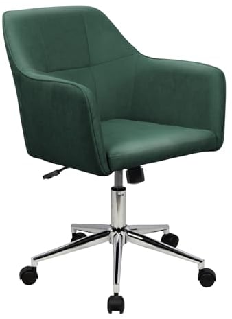 SVITA Jake Bürostuhl Konferenzstuhl Drehstuhl Chefsessel Höhenverstellung Stoffbezug Grün