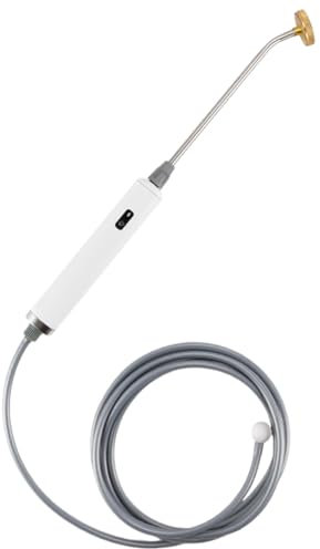 QUTBAG Pulverizador eléctrico de jardín, pulverizador eléctrico de Plantas con Varilla telescópica y Manguera, Poste de riego Multiusos para jardín, Limpieza del hogar, riego de Flores 5M Hose