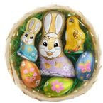 Riegelein Osterkörbchen Hohlfiguren aus Vollmilchschokolade 94g