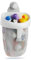 Welari MunckinBaby Super Scoop Bath Toy Organiser Pack of 1 Non-Slip Suction Cup Mesh Scoop Store & Drain Baby Bathroom Shower Wet Room Hanging Storage Unit Thank You Card | (1pack) (1scoop)
