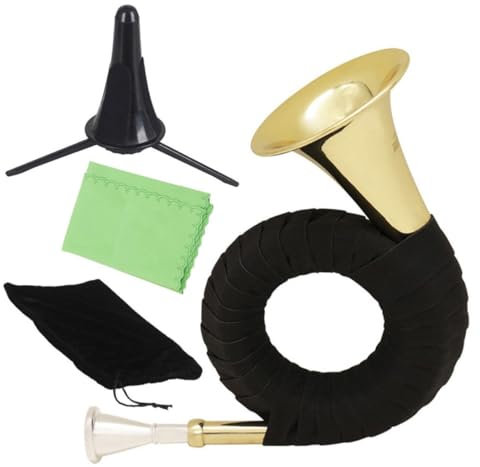 VICASKY Französisches Horn Verschiedenen Farben Messing Blasinstrument Für Anfänger Für Geburtstagsgeschenke Und Musikalische Übungen