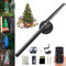 3d Ologramma Albero Di Natale, 3d Ologramma Fan Halloween, Led Ologramma Fan 3d Proiettore Olografico Albero Di Natale, 3d Fan Ologramma Proiettore Per Negozio, Bar, Natale (NOI,1pcs)