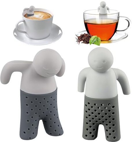 2 Pièces Infuseur à Thé CréAtif en Silicone,Infuseur à Thé en Silicone pour Thé en Vrac,RéUtilisable Boule a The,Diffuseur de Thé,Convient à Tous Les Types de Thé en Vrac
