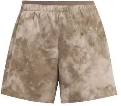 adidas Women's Terrex Multi Spray Dye CLIMA365 Shorts, Wonder Taupe/Earth strata, 8
