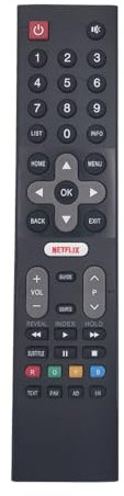 IOOIQQ Mando a distancia para Engel METZ LE2481SM.LE3280SM.LE3281SM.LE4080SM LE4081SM.LE5580SM.40MTB4000.32MTB4000.55U2X42C.LE3280SM.40E6X22A.32E6E6. X22A Smart TV LCD HDTV