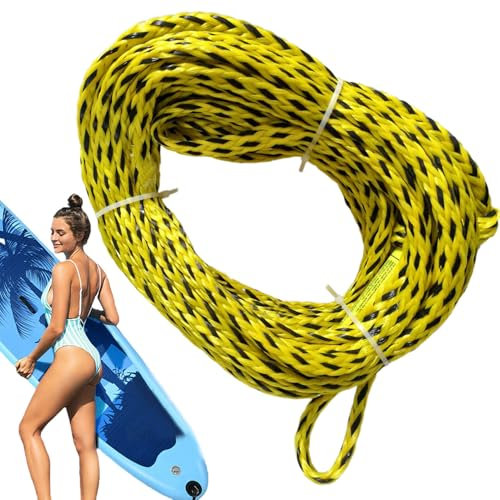 Corda per Sci Nautico | Cavo Galleggiante Ad Alta Resistenza,Attrezzatura Per Allenamento In Acqua Neve Spiaggia Piscina Canoa Wakeboard Snorkeling Acque Interne