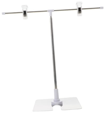 Ipetboom Edelstahl Plakatständer Tischaufsteller Kompakt Platzsparend Einfach Montierbar für Poster Display Rack Werbeaufsteller Schilderhalter für Büro und Einzelhandel