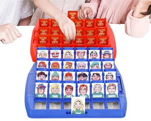 YNPQTDS Pädagogisches Spielzeug Ratespiel ABS 27x25x5cm Gesellschaftsspiel Wer Ich Bin Klassisches Lernspielzeug Für Kinder Teenager Reise Geburtstag Zuhause Urlaub Party Nacht Flugzeug Auto Fahrten