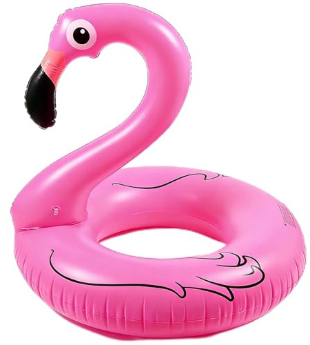 YRPACFB Schwimmring, aufblasbarer Flamingo-Ring, rosa Flamingo-Design, Schwimmringe, Sommer aufblasbare Poolschwimmer perfekt zum Entspannen und Spielen im Pool oder Strand für Erwachsene