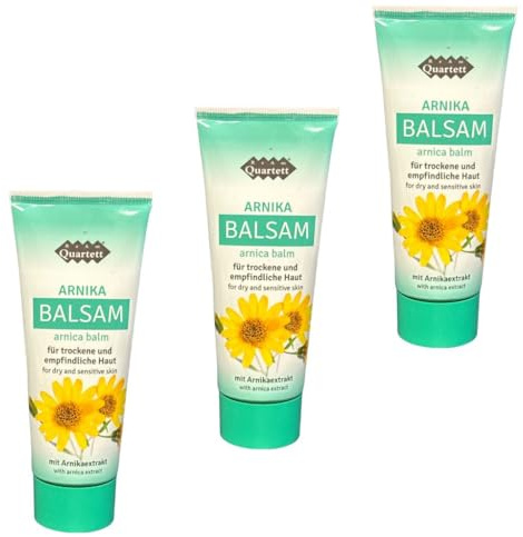 Ream Quartett Arnika Balsam mit Arnikaextrakt für trockene und empfindliche Haut, 3x75 ml