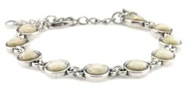 QOSS Armband LOIS silber creme