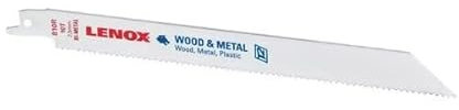 Lenox Reciprozaagblad 956R, Standaard, 6TPI, 5st