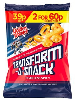 Golden Wonder Transform-A-Snack Fearless Spicy 30g x 30 Bags