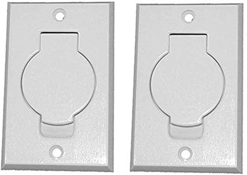 2 Standard White Inlet Valves for Beam Central Vacuum