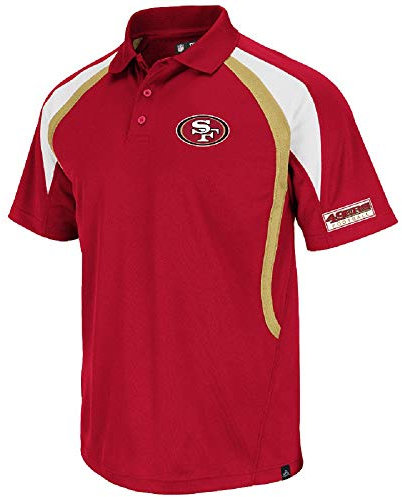 Majestic Athletic NFL Polo Shirt San Francisco 49ers Football Poloshirt Field Classic VI (S)