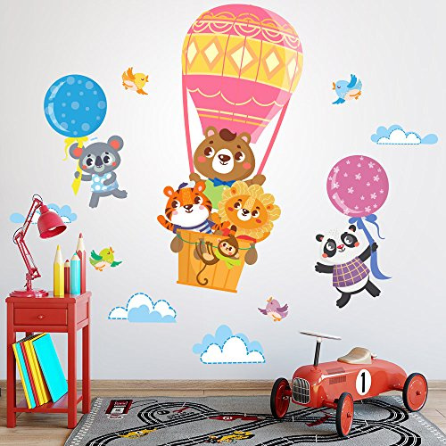 kina - UVB00478 Kleber Deko Kinderzimmer aus transparentem PVC 25 x 120 cm