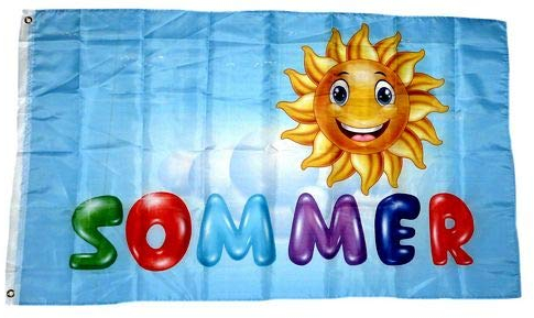 Fahne/Flagge Sommer Sonne 90 x 150 cm