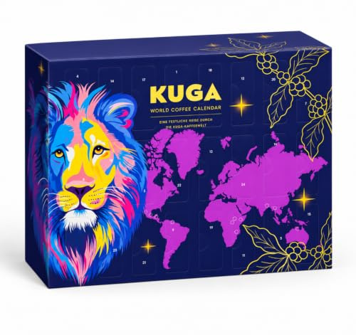 BOXILAND® Gemahlener Kaffee Adventskalender 2026 – 24 Sorten Fairtrade | 24 Kaffeespezialitäten aus aller Welt, gemahlen – aromatische Vielfalt & Geschenk für Kaffeeliebhaber