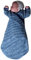 Lilano, Baby Wickelsack Flausch, 100% Wolle (kbT) (62-68, Marine/Natur)