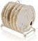 6 Pezzi Sottobicchieri con Supporto, Sottobicchiere in Metallo Stile Europeo Retro con Rastrelliera Decorativa, 6 Sottobicchieri per Caffè con Supporto, 1 Set di Piatti con Rastrelliera per Snack