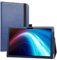 LiuShan Compatibile con TECLAST P20HD Custodia, Pieghevole con Supporto in Piedi Caso per TECLAST M40 /M40 PRO /M40se / Blackview Tab 8/Tab 8E / Winnovo P20 / AOYODKG A39,Blu