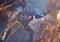 wandmotiv24 Fototapete Aquarell Stein Optik Kunst, XXL 400 x 280 cm - 8 Teile, Wanddeko, Wandbild, Wandtapete, Wasserfarben Marmor Acryl blau gelb M6574