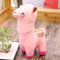 RAILONCH Peluche a forma di alpaca, peluche per bambini, ragazze, Natale, regalo di compleanno (rosa, 25 cm)