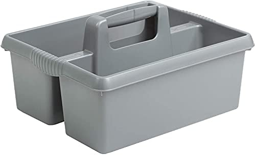 Wham 2 x Kitchen Tidy Organiser Cleaning Caddy Tote Tray Large Strong Cleaners Carry Tray Basket