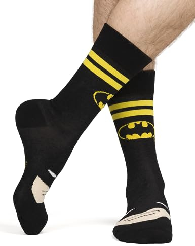 soxo DC Comics The Batman Superman Lustige Socken Herren Baumwolle Herrensocken 40-45 Batman 1 Paar