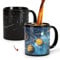Heat Changing Mug 11oz Ceramic Solar System Coffee Cup, Space Gifts for Men, Astronomy Novelty Gifts for Him Boyfriend