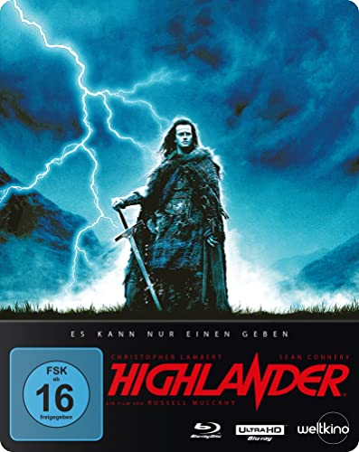 Highlander – Limitiertes Steelbook (4K Ultra HD) + (Blu-ray)