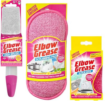 Elbow Grease Scrubbing Pad Dual Sided Kitchen & Bathroom | 1 Pack