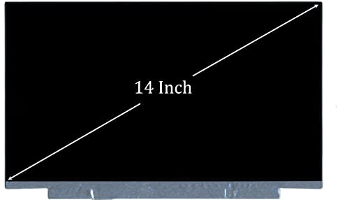 TECHNOLOGYVS 14.0 Laptop Replacement IPS Screen for LENOVO THINKPAD T490 20N2S20X00 I5-8665U LED LCD QHD Display Monitor Panel Matte 40 Pins Connector