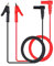 ALLmeter 1 Coppia di Cavi di Prova per Multimetro 15A 1000V 4MM 1M/3.28FT per Multimetro Alligator Clip Banana Plug Cavi di Prova Multimetro Resistente
