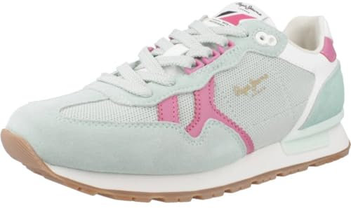 Pepe Jeans Brit Retro Leather Sneakers Green