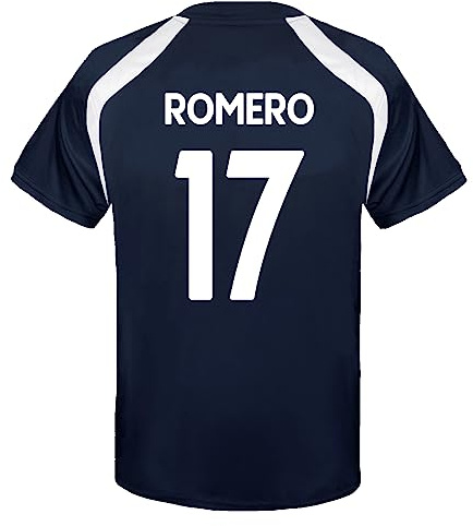 Tottenham Hotspur FC Boys Romero 17 Poly T-Shirt Navy 10-11 Years