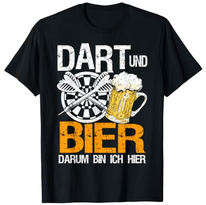 Dart und Bier das Gönn Ich Mir - Darter Dartspieler Trikot T-Shirt