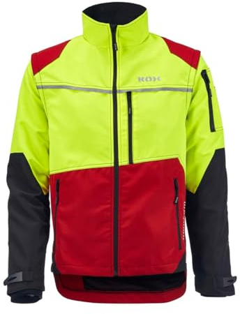 KOX Forstjacke Transform Rot/Gelb Größe 62/64 | KWF-Profi