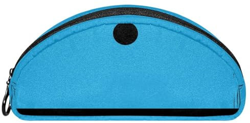 VTGHDEEQ Pencil Pouch,Small Pencil Case,Black and Blue Flag,Pen Pouch