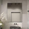 baanio - Espejo Baño Rectangular 60x80 cm Pure | Espejos de Baño con Antivaho | Vidrio Resistente 4 mm, Plata Ecológica sin Cobre, Fácil Instalación | Montaje Horizontal o Vertical | Diseño Moderno