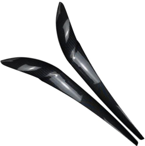 Kacepar Scheinwerfer-Augendeckel, Autoscheinwerfer-Augenbrauen, Karbonfaser-Optik, Augenbrauenabdeckungen, Augenlider, kompatibel mit BMW X3 F25 und X4 F26 2014–2017