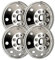 Hansen Styling Parts 4X Radkappe 15 Zoll (verchromt) passend für Ducato/Jumper/Boxer Typ 280/290 / 244/250
