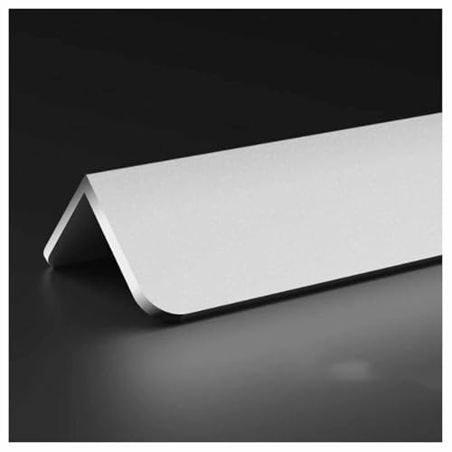 XYUERU Aluminum alloy corner protector, wall paneling, 90° edge trim, metal corner protector, door decoration 90 degree angle edge protector(White,120cm)