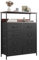 Nicehill Chest of Drawers, Dresser for Bedroom with 8 Drawers, Tall Storage Organizer Unit with 2-Layer Shelves, Large Storage Organizer Unit for Bedroom, Kids room, Living room, Closet(Black)
