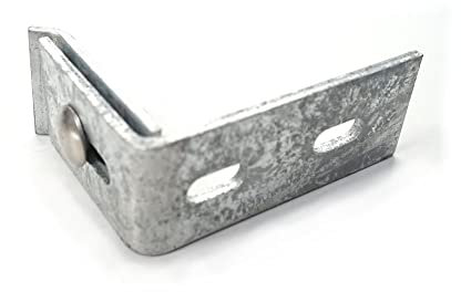 3X Zaunanschlusswinkel Doppelstabmatten Zaun Winkel an Tor & Wand Befestigung