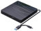 Cpolebev External CD/DVD Drive for Laptop, USB 3.0 & Type-C Portable CD DVD +/-RW Burner Optical Drive Reader Writer DVD Player Easy to Use
