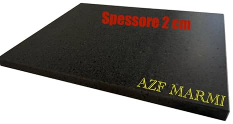 Piastra Barbecue in Pietra Lavica spessore 2 cm Senza canaletta raccogli grasso (30x25)